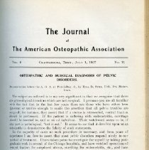 Journal of the American Osteopathic Association Volume 6, 1906-1907