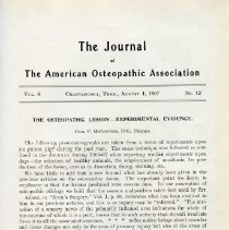 Journal of the American Osteopathic Association Volume 6, 1906-1907