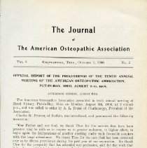 Journal of the American Osteopathic Association Volume 6, 1906-1907