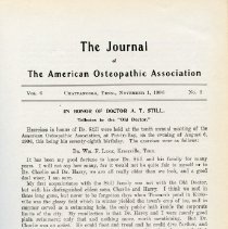 Journal of the American Osteopathic Association Volume 6, 1906-1907