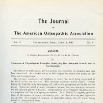 Journal of the American Osteopathic Association Volume 6, 1906-1907