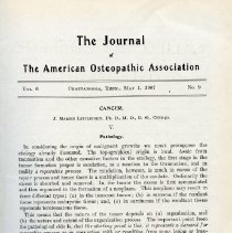 Journal of the American Osteopathic Association Volume 6, 1906-1907