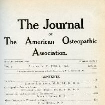 Journal of the American Osteopathic Association Volume 7, 1907-1908