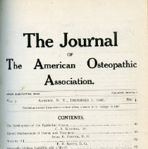 Journal of the American Osteopathic Association Volume 7, 1907-1908