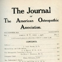 Journal of the American Osteopathic Association Volume 7, 1907-1908