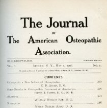 Journal of the American Osteopathic Association Volume 7, 1907-1908