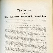 Journal of the American Osteopathic Association Volume 7, 1907-1908