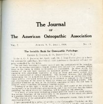 Journal of the American Osteopathic Association Volume 7, 1907-1908