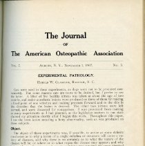 Journal of the American Osteopathic Association Volume 7, 1907-1908