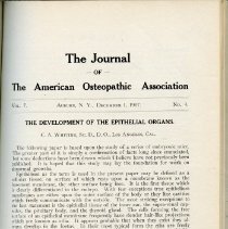 Journal of the American Osteopathic Association Volume 7, 1907-1908