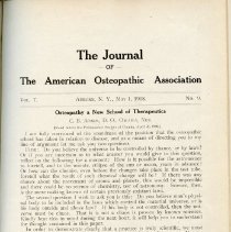 Journal of the American Osteopathic Association Volume 7, 1907-1908