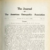 Journal of the American Osteopathic Association Volume 7 1907-1908
