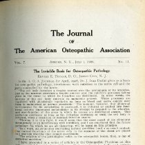 Journal of the American Osteopathic Association Volume 7 1907-1908