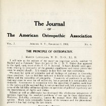 Journal of the American Osteopathic Association Volume 7 1907-1908