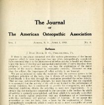 Journal of the American Osteopathic Association Volume 7 1907-1908