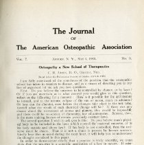Journal of the American Osteopathic Association Volume 7 1907-1908