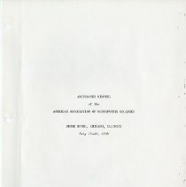 1968 Minutes of the American Association of Osteopathic Colleges