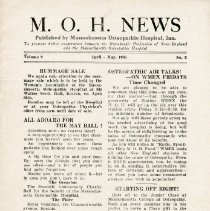 M.O.H. News , Vol. 8, No. 3