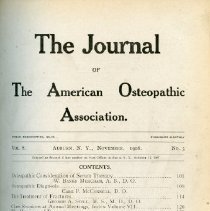 Journal of the American Osteopathic Association Volume 8, 1908-1909