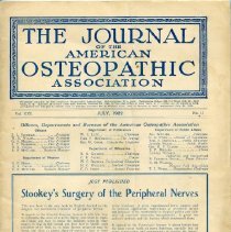 Journal of the American Osteopathic Association Volume 21, 1922