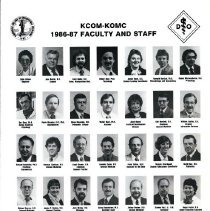 KCOM-KOMC 1986-87 Faculty and Staff Booklet