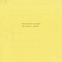 American Academy of Osteopathy Official Roster 1980-1981