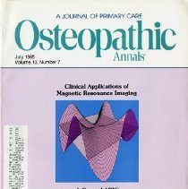 Osteopathic Annals, Vol, 13, No. 7
