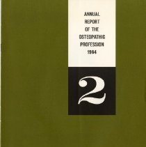 Annual Report of the Osteopathic Profession