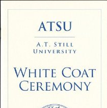 ASHS Audiology Class of 2019 White Coat Ceremony Program