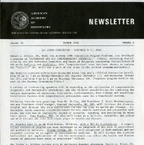 American Academy of Osteopathy Newsletter, Vol. IX, No. 4