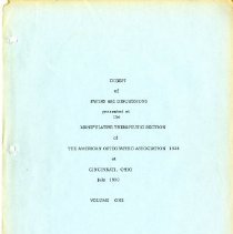 Digest of Papers and Discussions at the Manipulative Therapeutic Section, V
