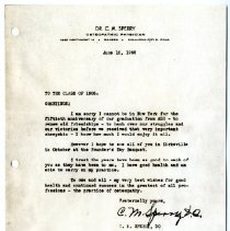 RSVP to the 50th Reunion of the Class of 1906