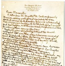 Letter to the 50th Reunion of the Class of 1906