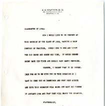 RSVP 50th Anniversary Reunion Class of 1906