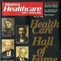 Modern Healthcare, Vol. 23, No. 46