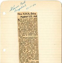 Page Fifty-Two of the Scrapbook on Socialized Medicine