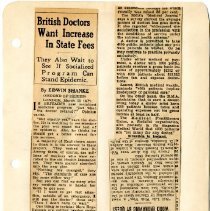 Page Fifty-Four of the Scrapbook on Socialized Medicine