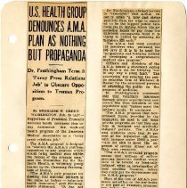Page Sixty-Two of the Scrapbook on Socialized Medicine
