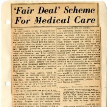 Page Sixty-Five of the Scrapbook on Socialized Medicine