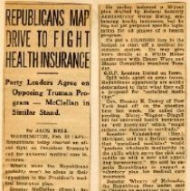 Republicans Map Drive To Fight Health Insurance