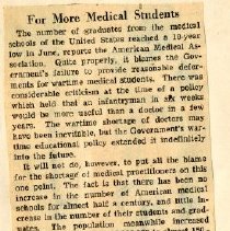 For More Medical Students