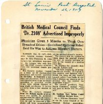 Page Eighteen of the Scrapbook on Socialized Medicine