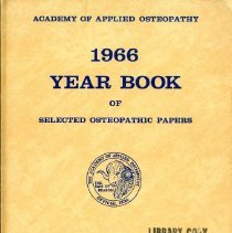 Academy of Applied Osteopathy Year Book of Selected Osteopathic Papers