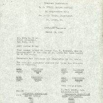 March 1941 Letter to J.S. Denslow from George W. Riley