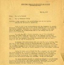 May 1953 Inter-Office Memo to R. McFarlane Tilley from J.S. Denslow