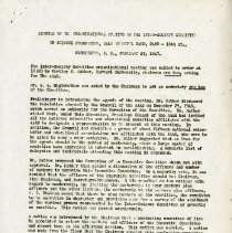 1947 Meeting Minutes for the Inter-Society Committee on Science Foundation