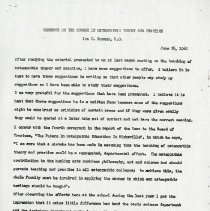 Comments on the Course in Osteopathic Theory and Practice by Ira C. Rumney