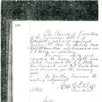 Minutes of the ASO Board of Directors, 1922 Jan 19, p. 196