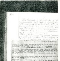 Minutes of the ASO Board of Directors and By Laws of the ASO, 1922 Aug 7