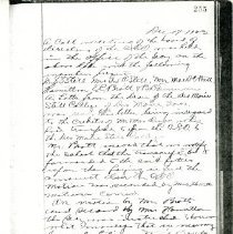 Minutes of the ASO Board of Directors, 1923 Dec 17, p. 255